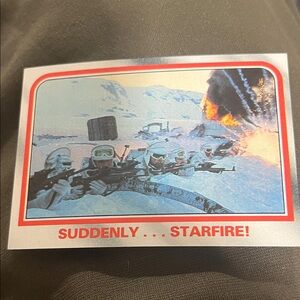 Vintage Star Wars Hoth Sticker - 'Suddenly... Starfire!'
